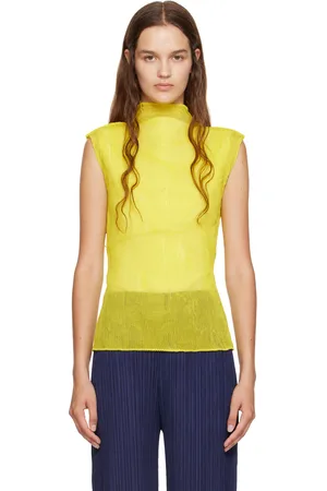 Issey Miyake Débardeur Twist 1 jaune