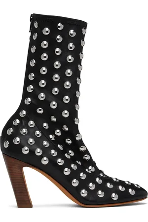 Khaite Bottes à talon haut Apollo noires