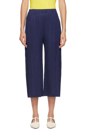 PLEATS PLEASE ISSEY MIYAKE Pantalon Thicker Bottoms 1 bleu marine