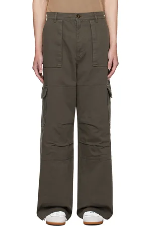 Acne Studios Pantalon cargo décontracté kaki