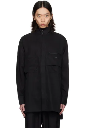 Y-3 Chemise noire à poches plaquées