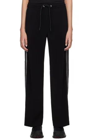 Moncler Pantalon de détente noir à cordon coulissant