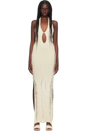 AYA MUSE Robe longue Ceres blanc cassé
