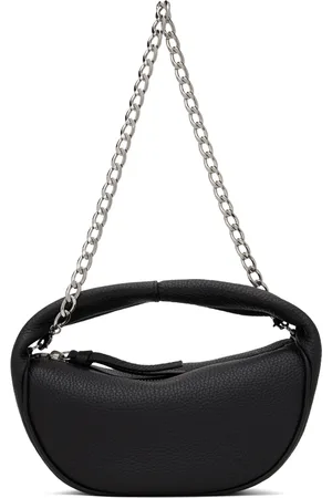 By Far Micro sac Cush noir en cuir