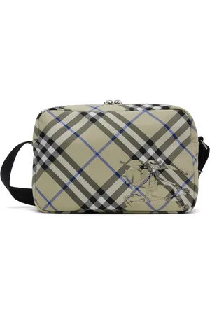 Burberry Sac à bandoulière beige à carreaux