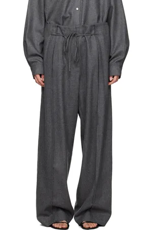 LE 17 SEPTEMBRE Pantalon gris à cordon coulissant