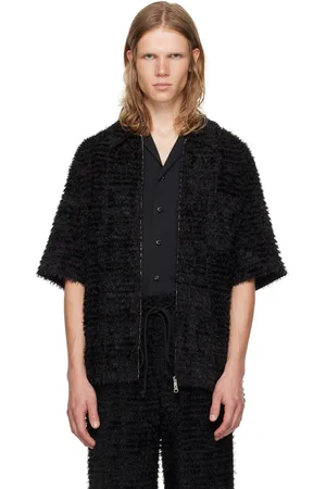 SONG FOR THE MUTE Chemise droite noire à glissière