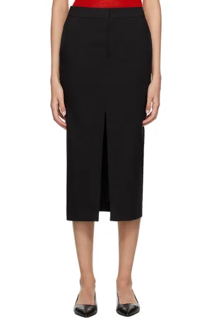 Isabel Marant Jupe midi Dixina noire