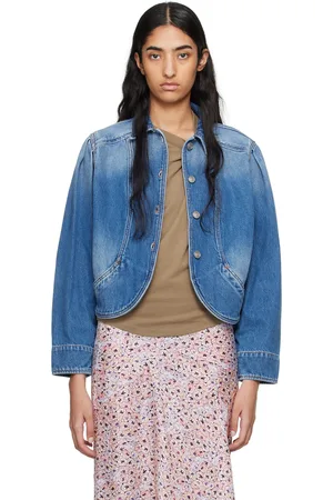 Isabel Marant Blouson Valette bleu en denim