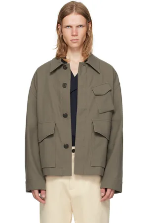 STUDIO NICHOLSON Blouson Nate taupe