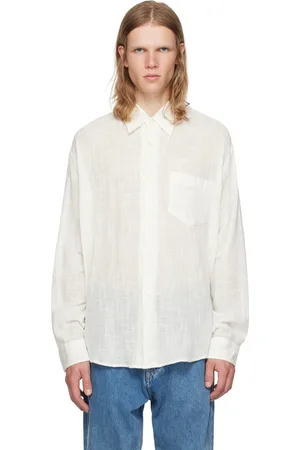 OUR LEGACY Chemise Coco blanc cassé