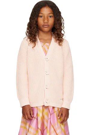 Burberry Enfant | Cardigan rose en coton