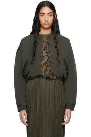 Cecilie Bahnsen Blouson aviateur Ubon kaki