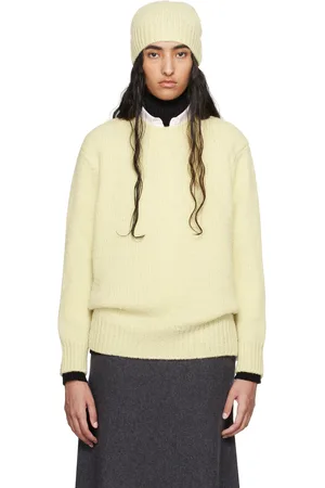 Jil Sander Pull jaune en laine