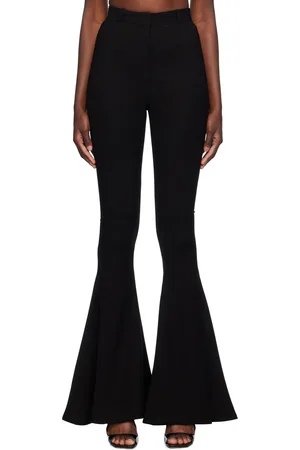 Monot Pantalon Ava noir à coutures torsadées