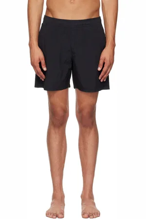 Stone Island Maillot de bain noir en nylon iridescent