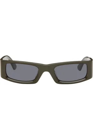 Entire Studios Lunettes de soleil Elemental brunes exclusives à SSENSE
