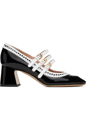 Moschino Chaussures Charles IX à talon bottier noires