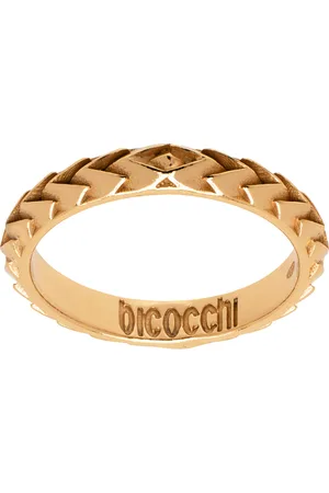 EMANUELE BICOCCHI Anneau doré à ornements gravés