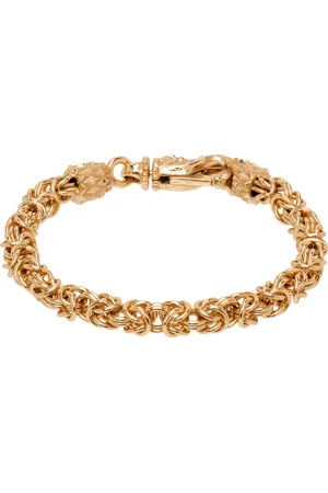 EMANUELE BICOCCHI Bracelet-chainette byzantine doré