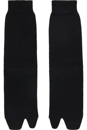 Maison Margiela Chaussettes noires à bout Tabi