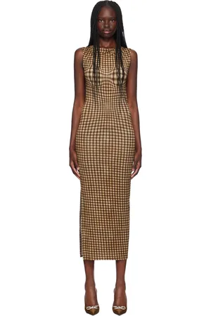 Miaou Robe longue Selena brune