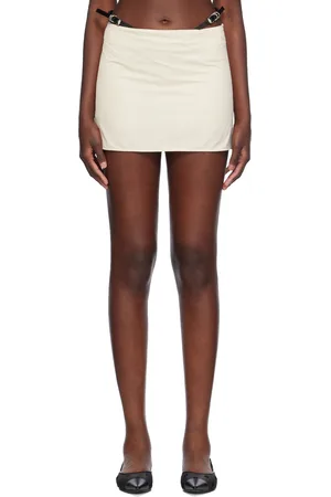 Givenchy Minijupe blanc cassé à ceinture