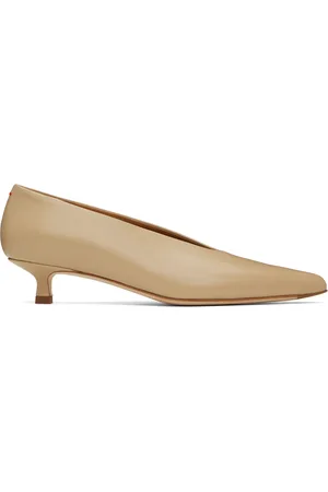 Aeyde Chaussures à petit talon Clara beiges