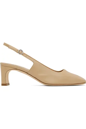 Aeyde Chaussures à talon bottier modifié Eliza beiges à bride arrière