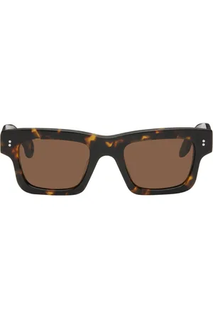 J.W.Anderson Lunettes de soleil rectangulaires écailles de tortue exclusives à SSENSE