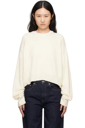 Loulou de Saison Pull Bruzzi blanc cassé