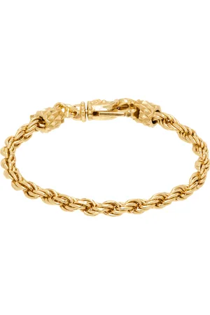 EMANUELE BICOCCHI Bracelet-chainette cordelette doré