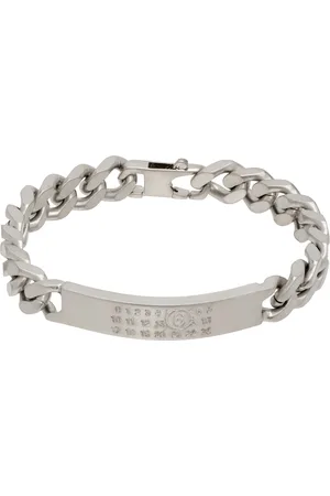 Maison Margiela Bracelet-chainette argenté