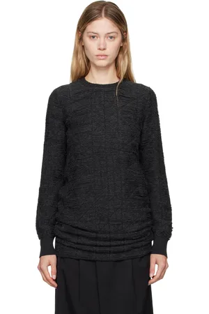 Maison Margiela Pull gris à effet usé