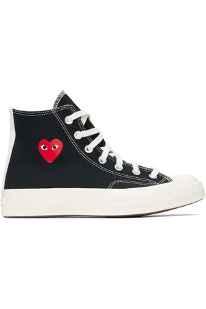Comme des Garçons Baskets Chuck 70 noires à logo édition Converse