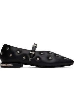 TOGA PULLA Ballerines de style Charles IX noires