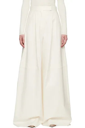 Max Mara Pantalon Avoriaz blanc cassé