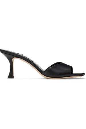 Jimmy Choo Sandales à talon sablier Skye 70 noires