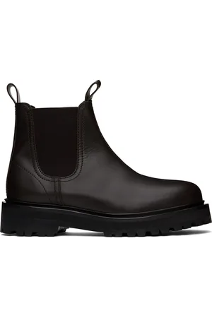 STUDIO NICHOLSON Bottes chelsea Kick brunes