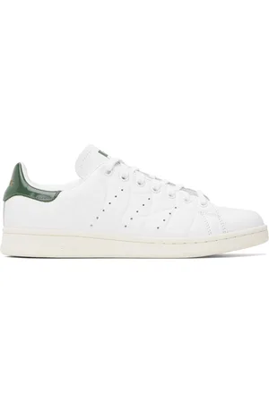 DIME Baskets Stan Smith blanc et kaki édition adidas Originals