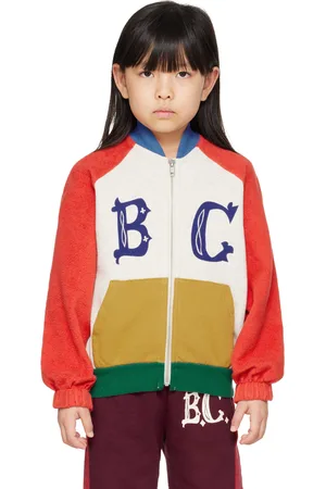Bobo Choses Enfant | Pull molletonné contrasté multicolore à logo rétro
