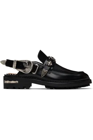 TOGA PULLA Flâneurs noirs exclusifs à SSENSE