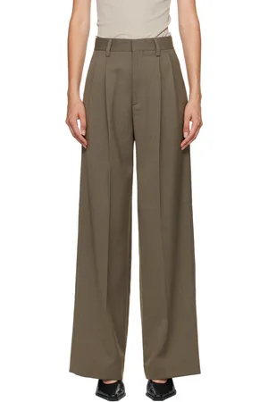 Filippa K Pantalon Darcey taupe en laine
