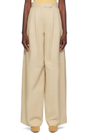Max Mara Pantalon Avoriaz blanc cassé