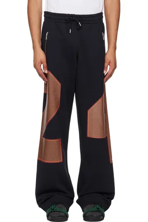 DRIES VAN NOTEN Pantalon de survêtement décontracté bleu marine