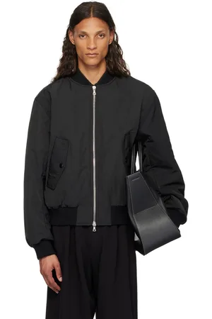 DRIES VAN NOTEN Blouson aviateur rembourré noir