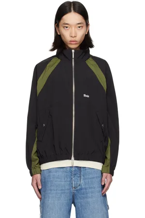 Rhude Blouson de survêtement Aerial noir et kaki