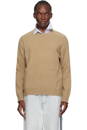 Maison Margiela Pull beige en laine d