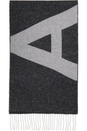 A.P.C. Écharpe Malo noir et gris