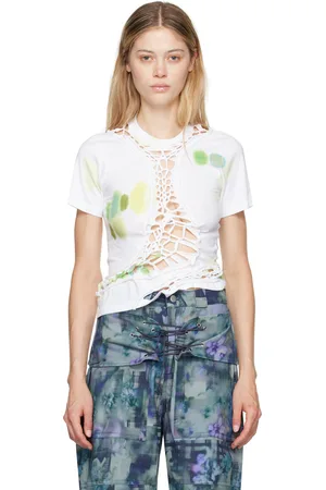 Collina Strada T-shirt Tosh blanc et vert